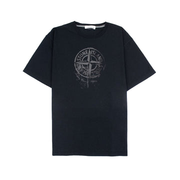 Stone Island | T-shirt a maniche corte con stampa nera 2RC87