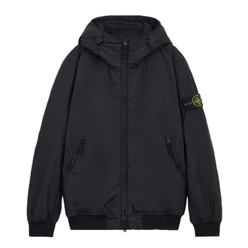 Stone Island | Blouson anti vento con cappuccio black 40823