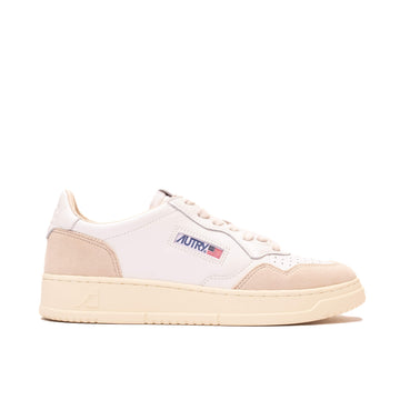 Autry | Sneaker Medalist low in pelle bianca con suede LS33