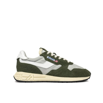 Autry | Sneakers Reelwind low in suede e nylon verde e bianco HN04