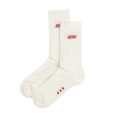 AUTRY | UE7A7 Calze Logo stelle bianche e rosse unisex