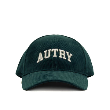 Autry | Cappello con visiera velluto verde bosco