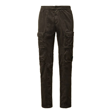 C.P. Company | Pantaloni cargo regolari in microrep neri PA064A