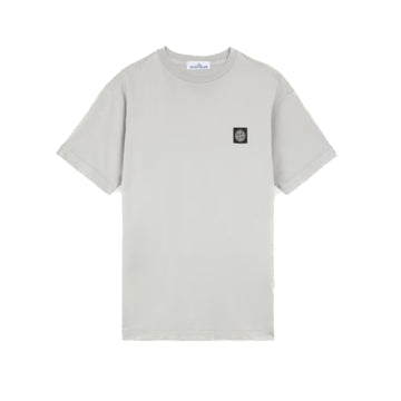 Stone Island | T-shirt a maniche corte con vestibilità slim grigia 24113