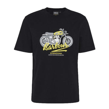 Barbour | T-shirt con stampa Stonebridge nera MTS1388BK11