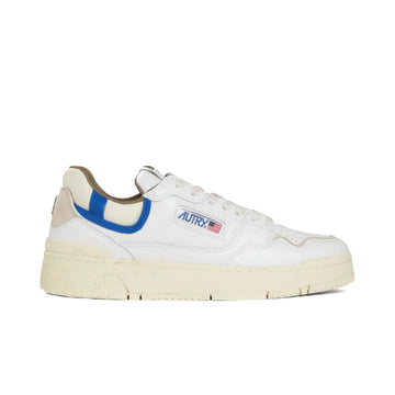 Autry | MY01 Sneakers Clc low in pelle bianca e azzurra