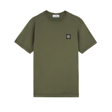 Stone Island | T-shirt a maniche corte con vestibilità slim muschio 24113
