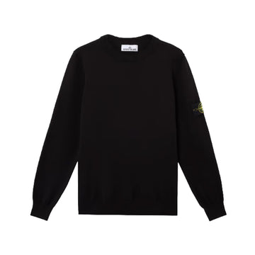 Stone Island | Maglione Girocollo con risvolto nero 5100053