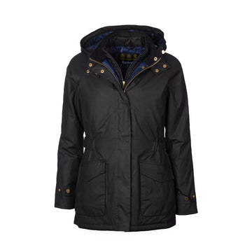Barbour | Giacca Cerata Doppio Strato Piumino Interno Blu Navy ABERDEEN LWX1076