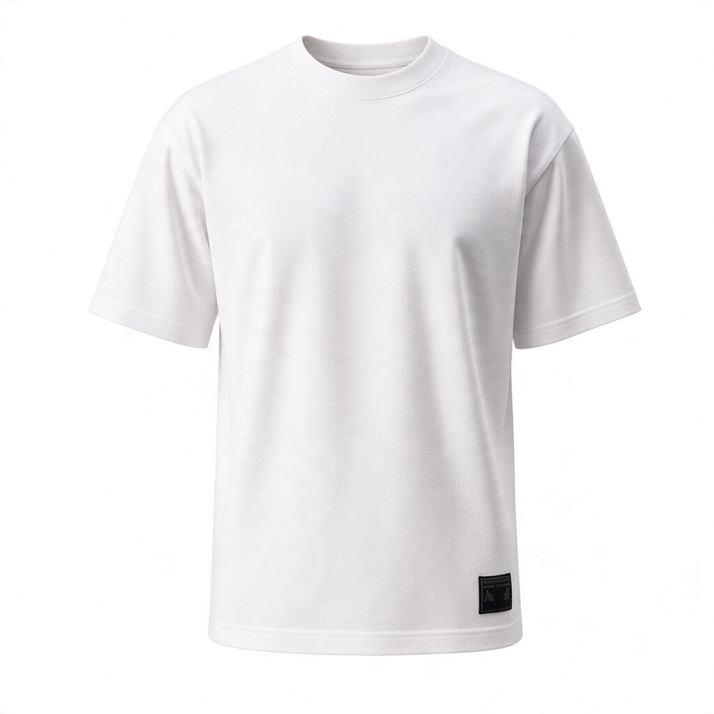 Lee | T-Shirt Girocollo in Cotone Pesante Lee Gold – Bright White