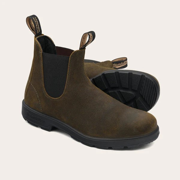 Blundstone | B1615 stivaletto in pelle rustik muschio