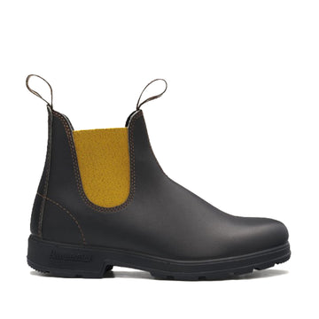 Blundstone | B1919 Chelsea style pelle marrone con elastico mostarda