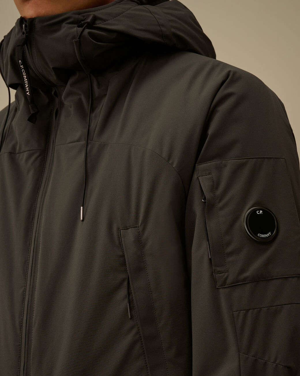 C.P. Company | Giacca Pro-Tek Hooded Padded Nero