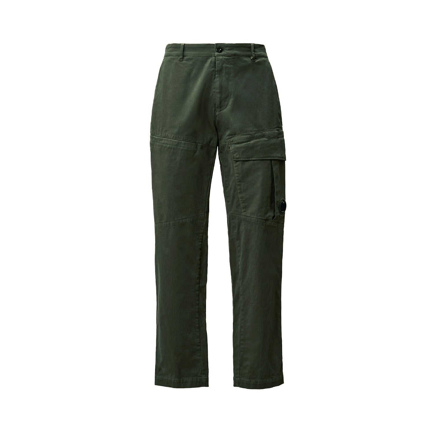 C.P. Company | Pantaloni Cargo Stretch Sateen Loose Grigio Scuro