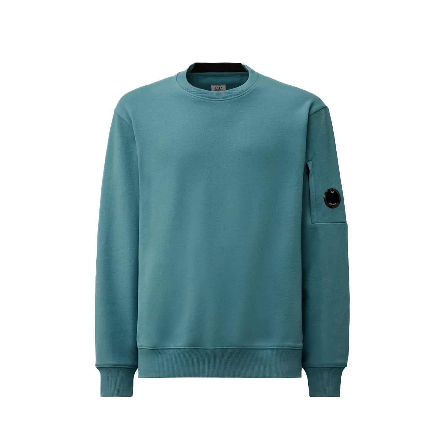 C.P. Company | Felpa Sweatshirts Crew Neck Diagonal Raised Fleece Ceruleo