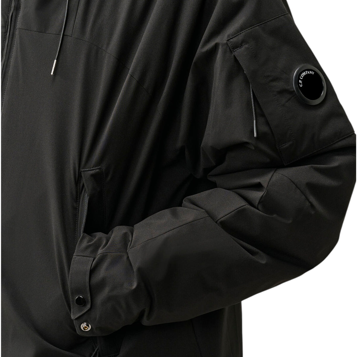 C.P. Company | Giacca Pro-Tek Primaloft® Silver Hooded Lens Nero
