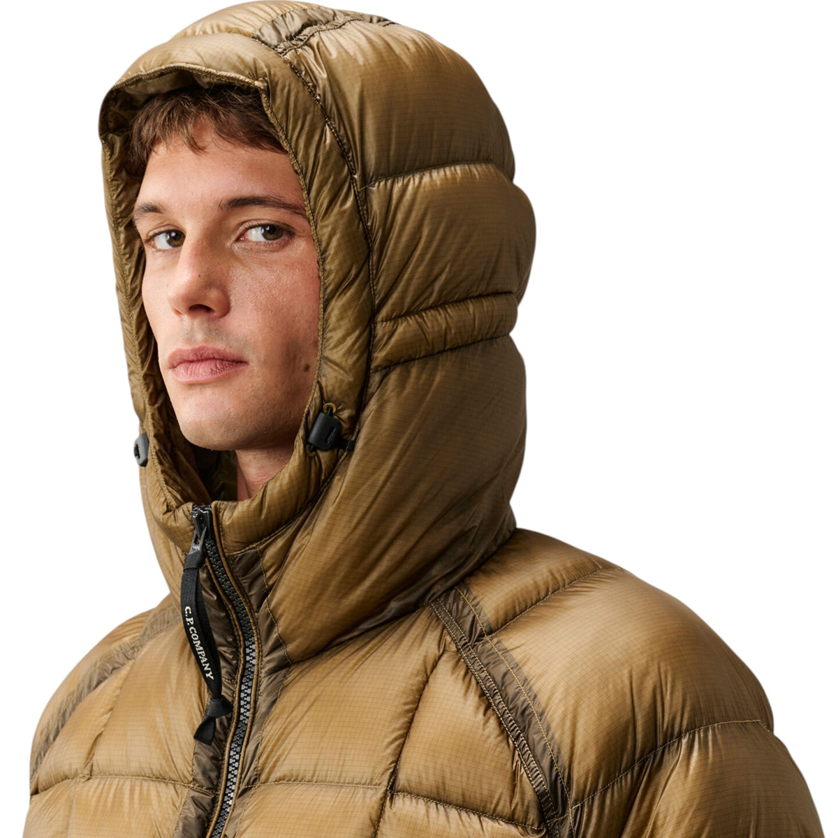 C.P. Company | Piumino D.D. Shell Hooded Puffer Jacket Marrone