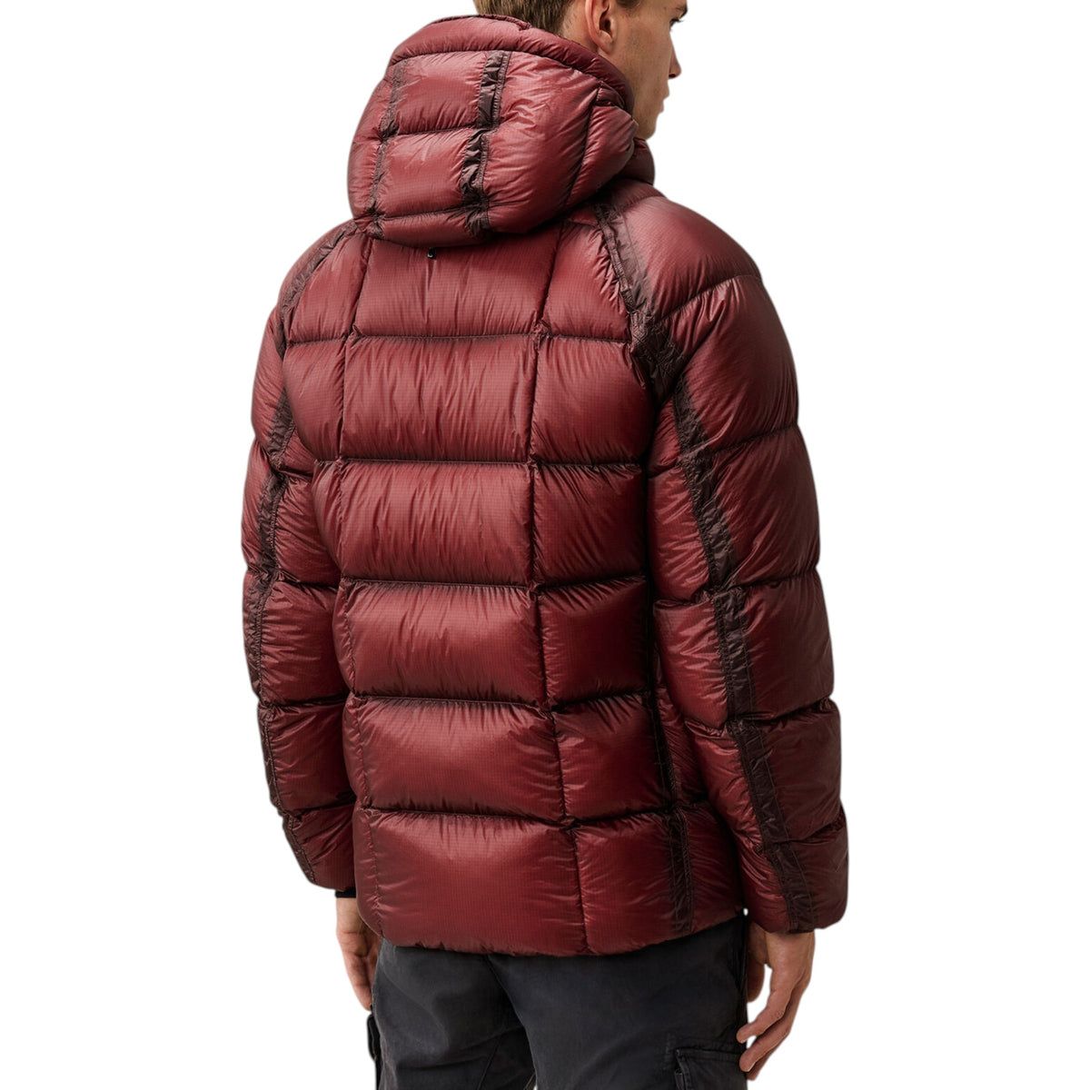 C.P. Company | Piumino D.D. Shell Hooded Puffer Jacket Rosso