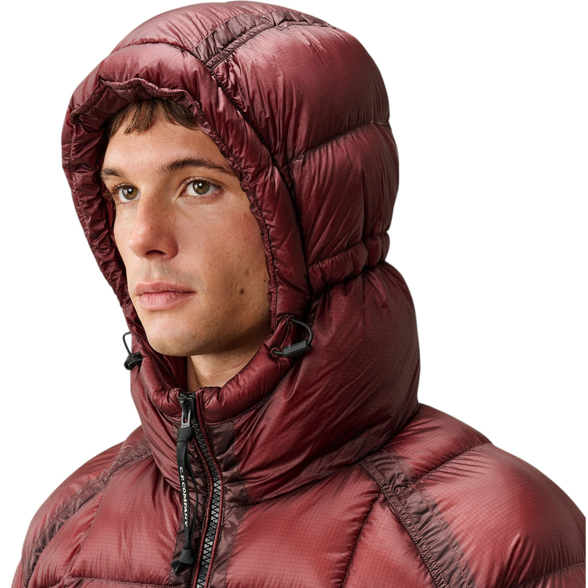 C.P. Company | Piumino D.D. Shell Hooded Puffer Jacket Rosso