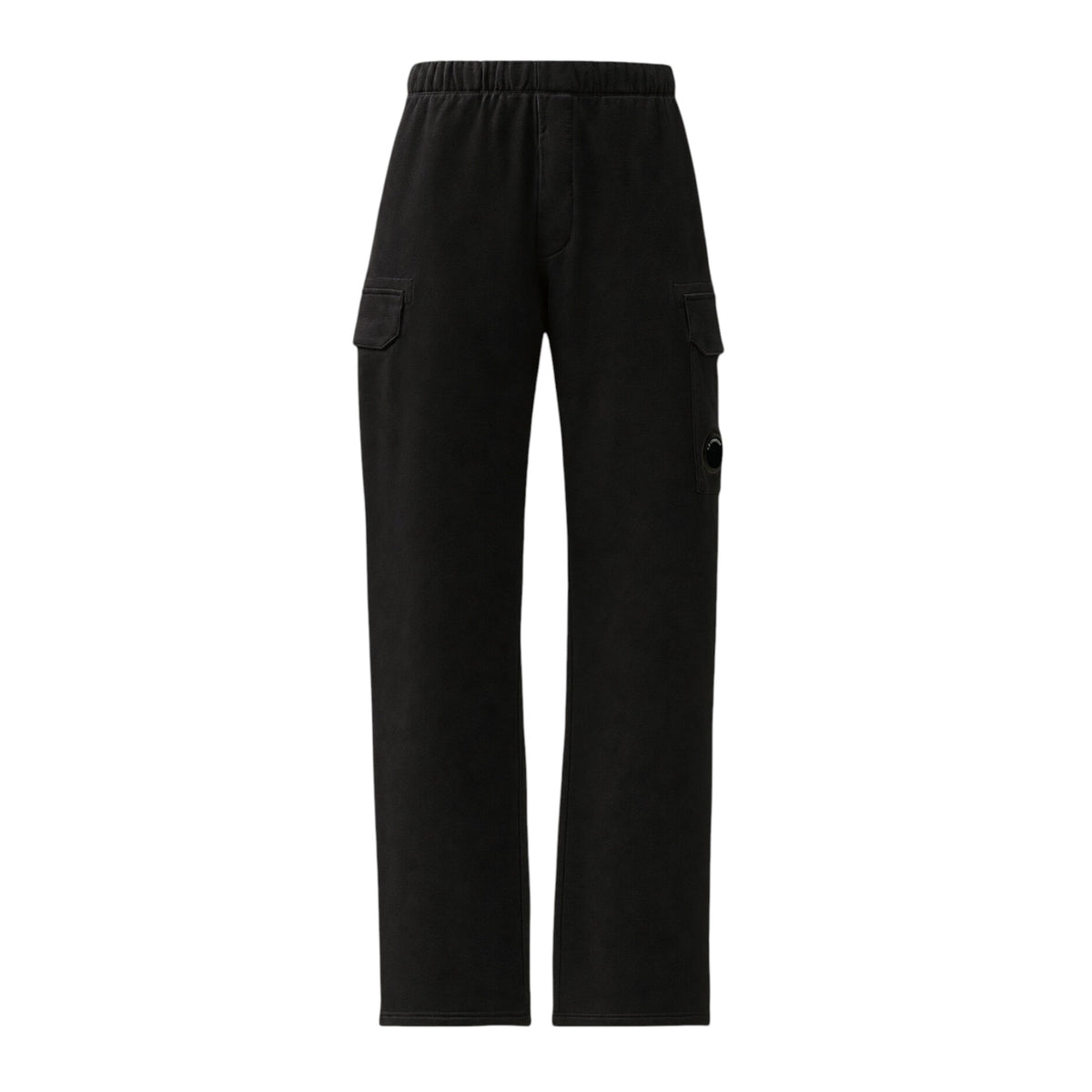 C.P. Company | Pantalone Cargo Diagonal Raised Fleece Lens Sweatpants Nero