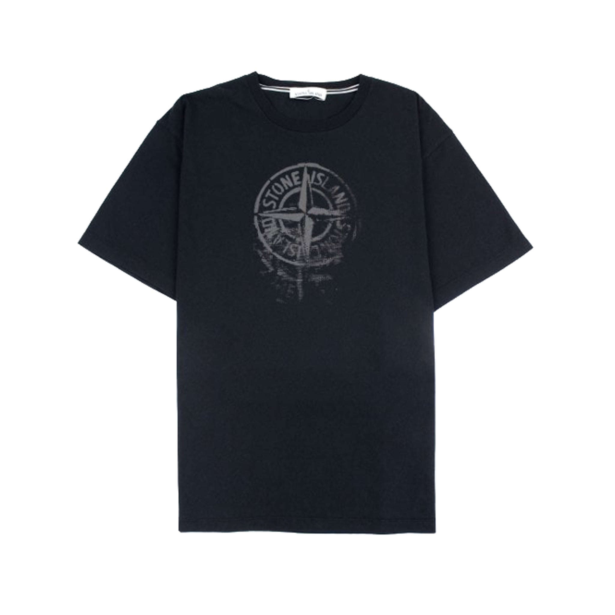Stone Island | T-shirt a maniche corte con stampa nera 2RC87
