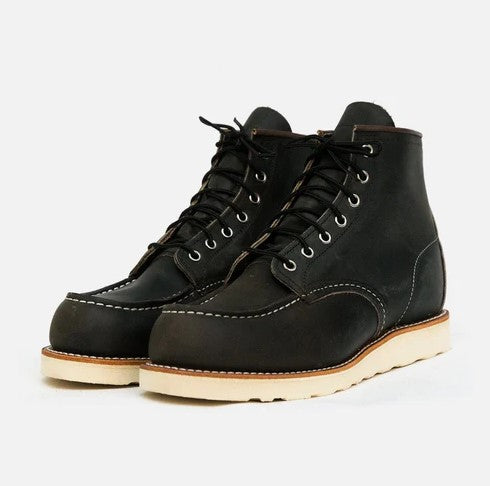Red Wing Shoes | R8890 Classic moc toe charcoal rough and tough black