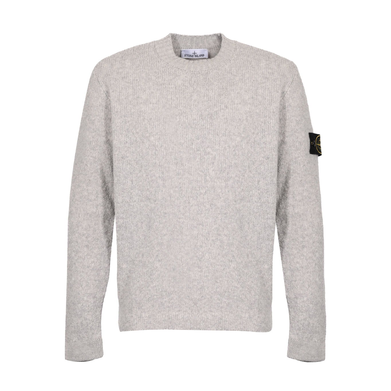 Stone Island | Maglione girocollo con texture garzata 5100056 FANCY YARN