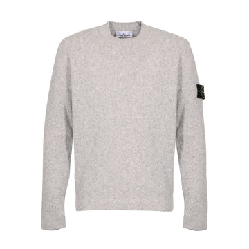 Stone Island | Maglione girocollo con texture garzata 5100056 FANCY YARN