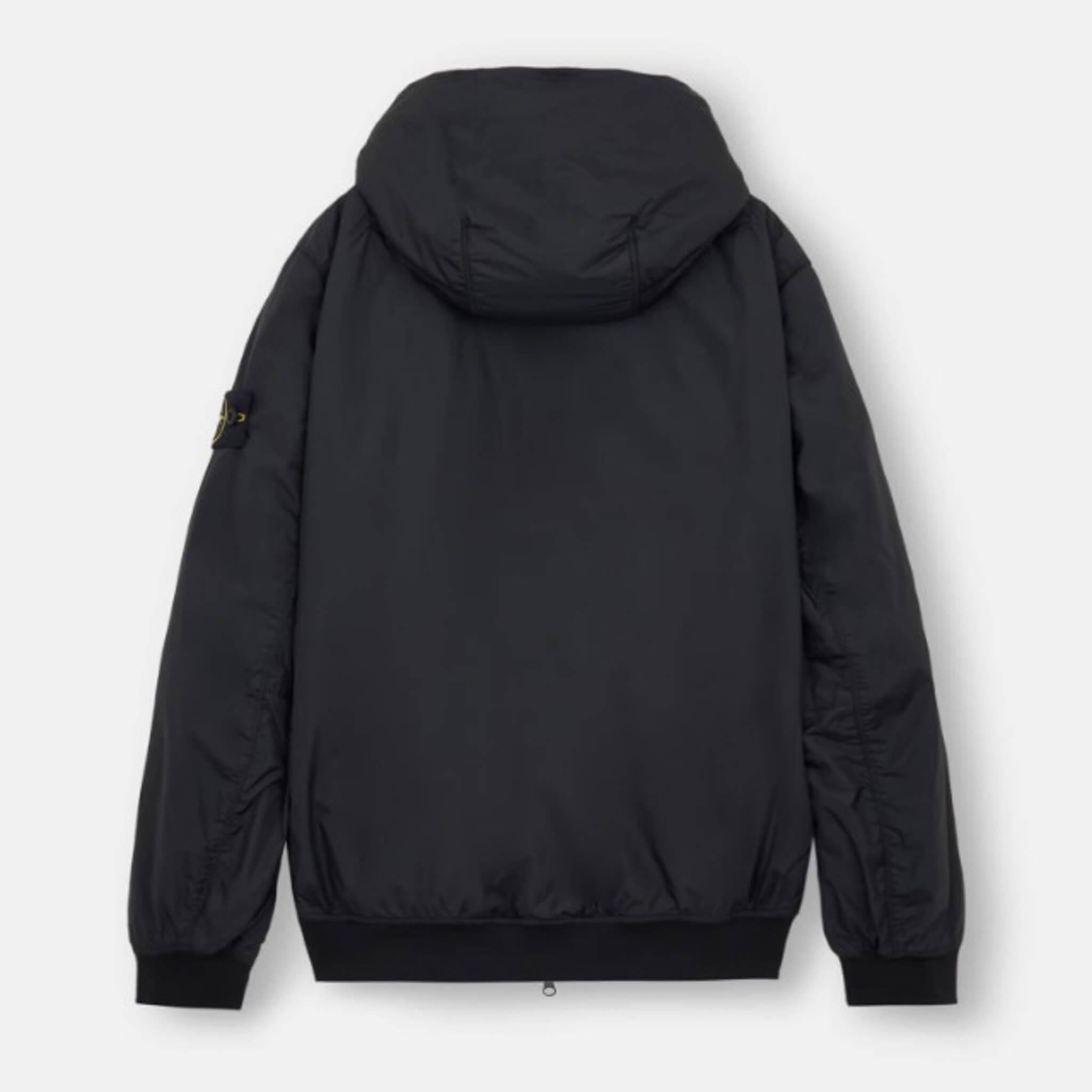 Stone Island | Blouson anti vento con cappuccio black 40823
