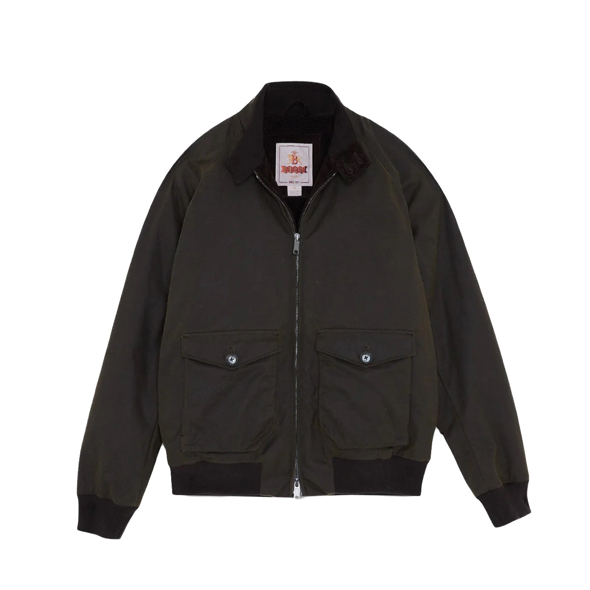 Baracuta | G9 Harrington Jacket Cotone Cerato Marrone Imbottito