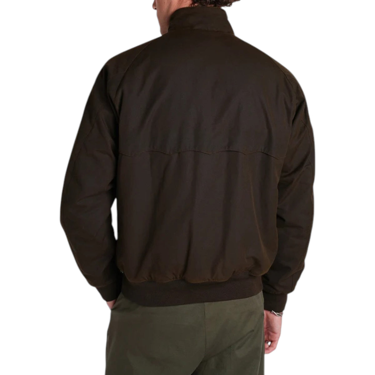 Baracuta | Waxed G9 Pocket in Cotone Cerato OLIVA