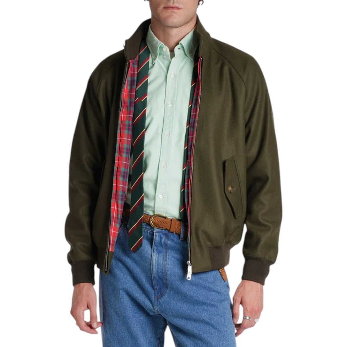 Baracuta | Bomber G9 Melton in lana Verde