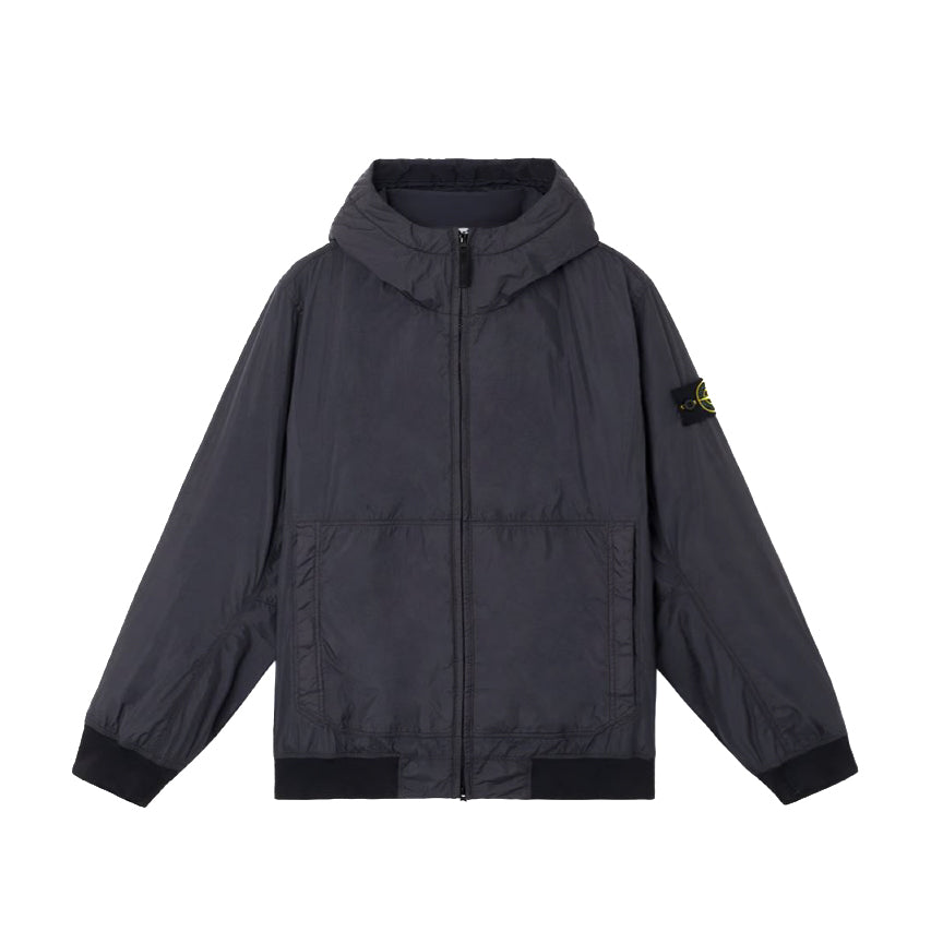 Stone Island | 4100013 Crinkle Reps Ny Recycled Nylon Primaloft Giacca Imbottita Antigoccia Resistente Al Vento Blu Inchiostro