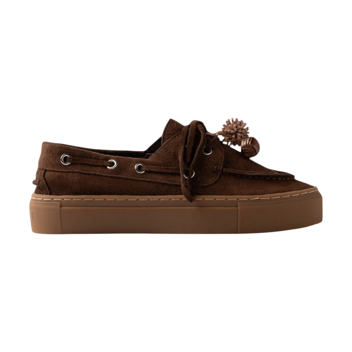 D.A.T.E. | Scarpa da Barca Caletta Suede Marrone