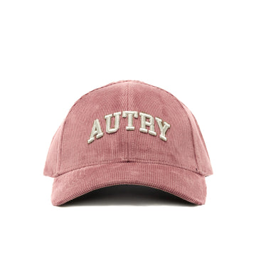 Autry | Cappello con visiera velluto rosa