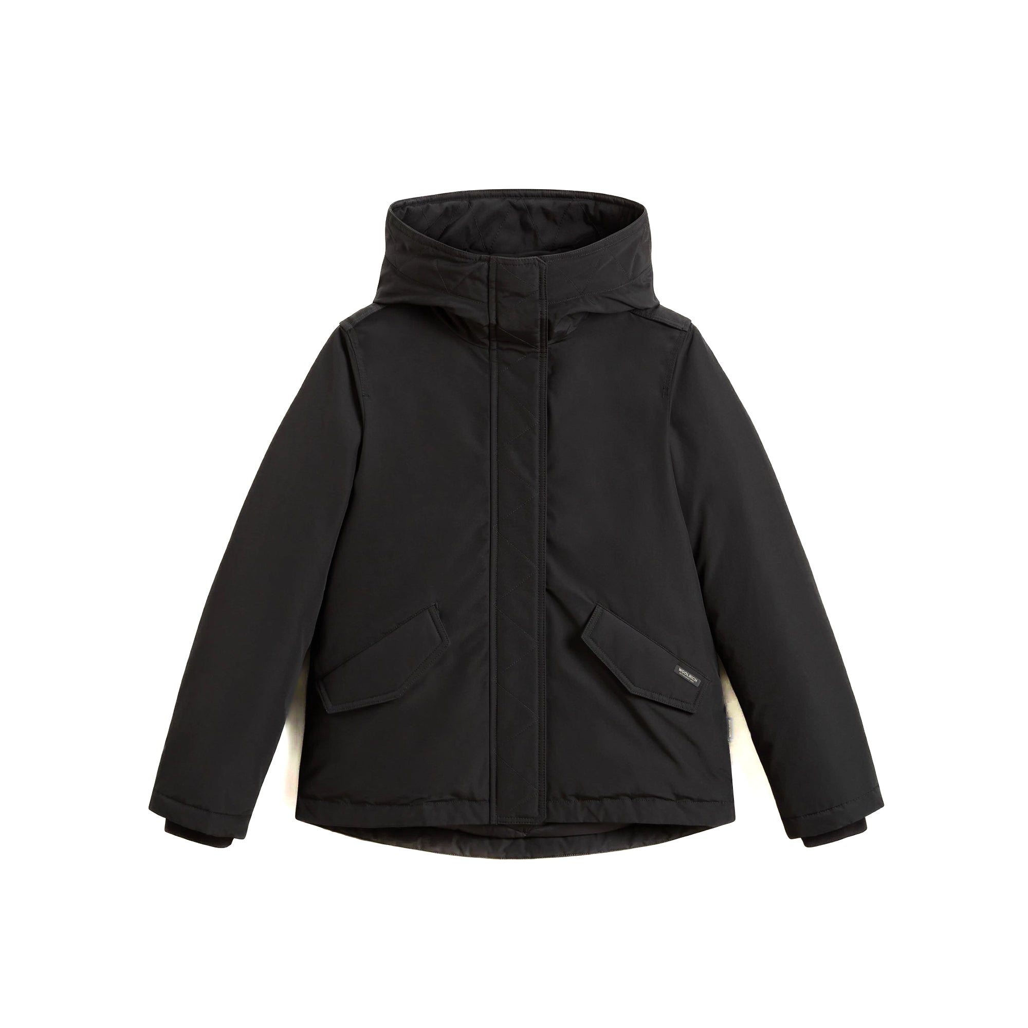 Woolrich | Military Giacca imbottita in Ramar Cloth con cappuccio U2075 BLK