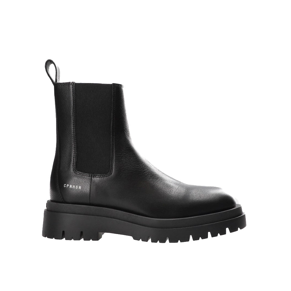 Copenhagen | Stivale Mid pelle Vitello nera CPH1004