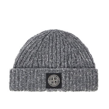 Stone Island | N100014 Cappello Lana Fancy Yarn Mouliné Grigio