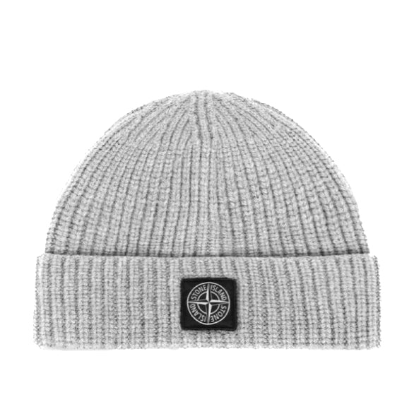 Stone Island | N10B5 Cappello Lana Light Rws Geelong Grigio Ghiaccio
