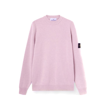 Stone Island | 5100072 Maglione Girocollo Lana Lambswool Rosa