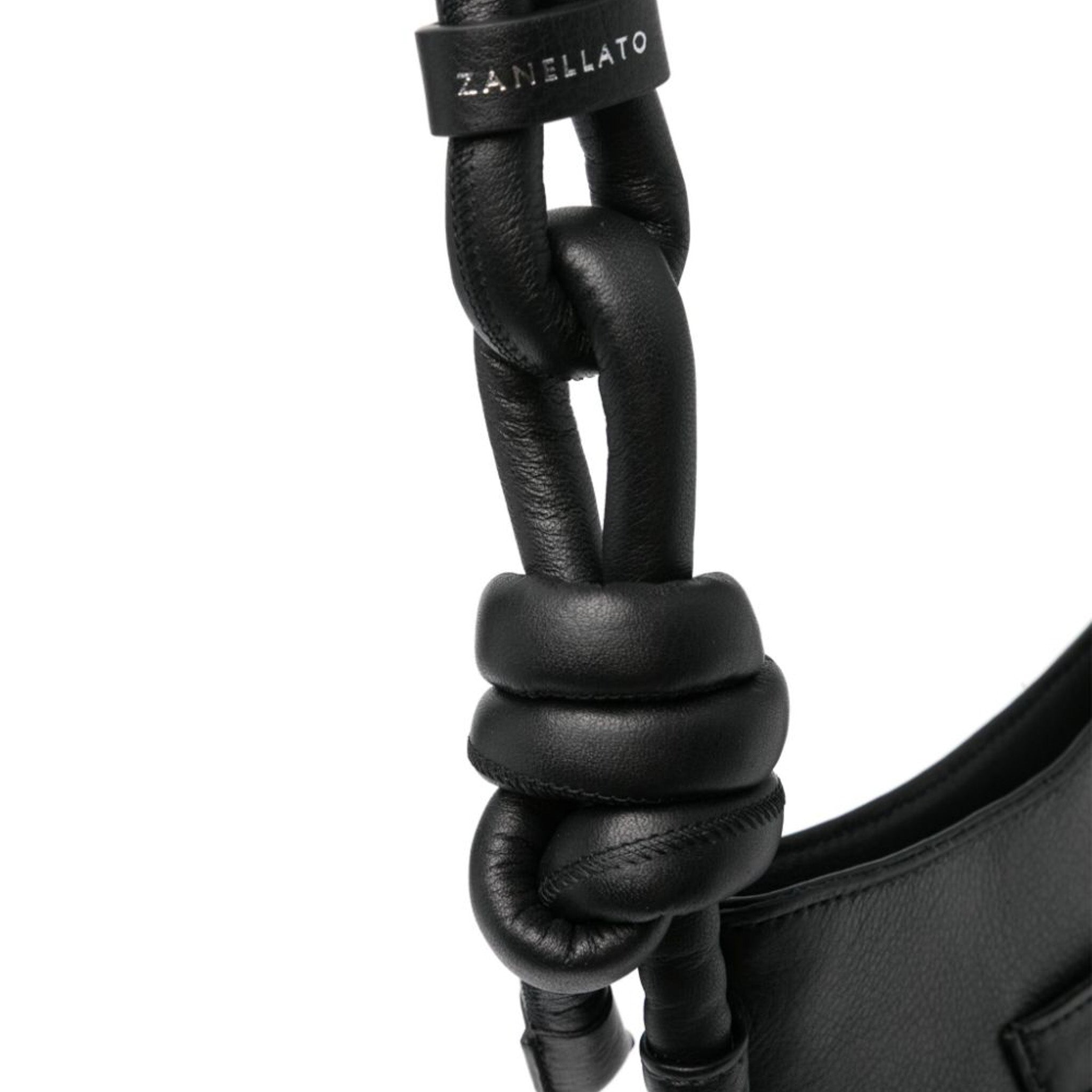 Zanellato | Borsa Demì a spalla nodi knot nero s