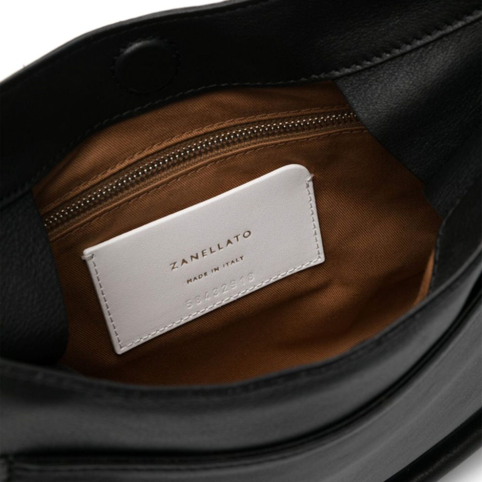 Zanellato | Borsa Demì a spalla nodi knot nero l