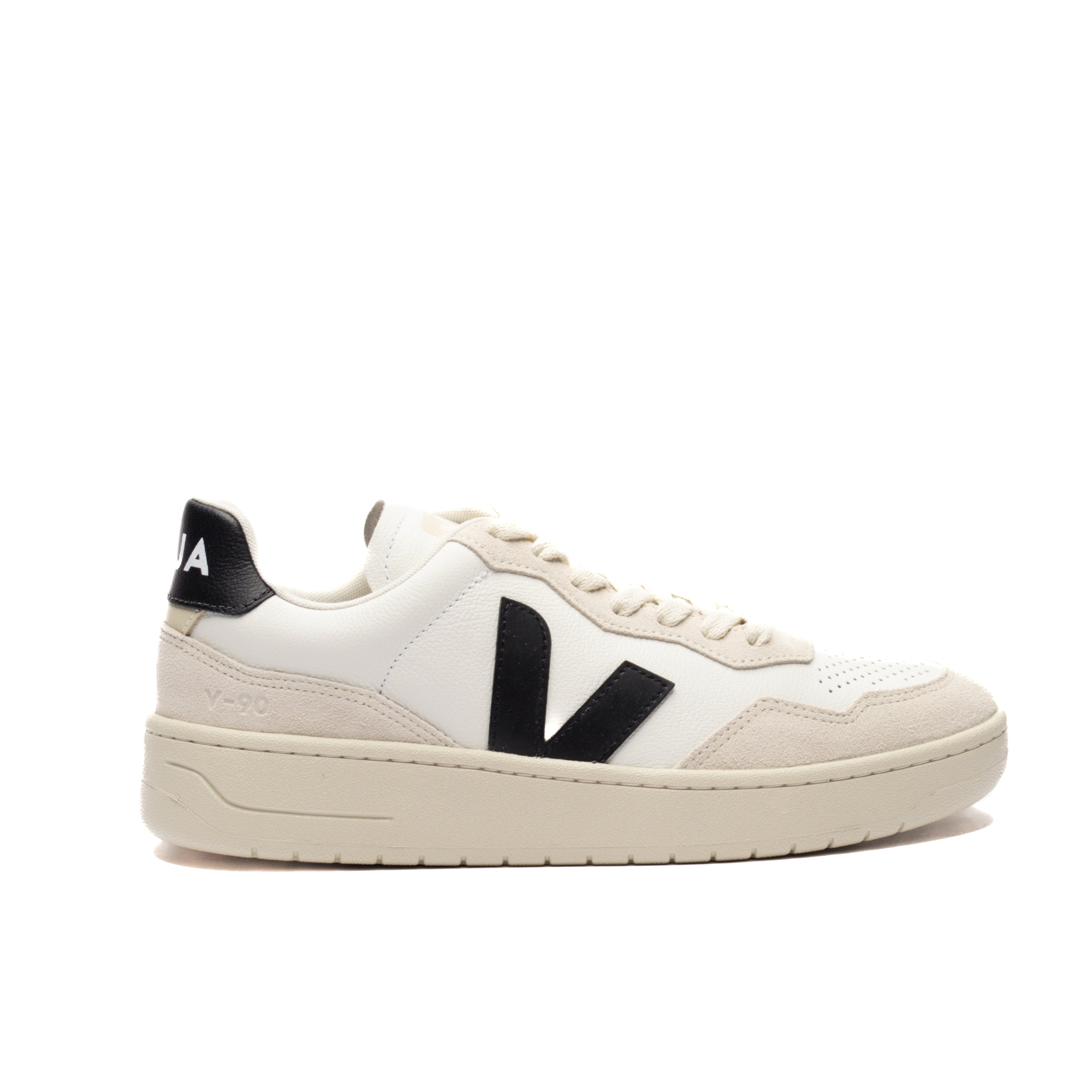 Veja | V-90 O.T. Leather  White Black