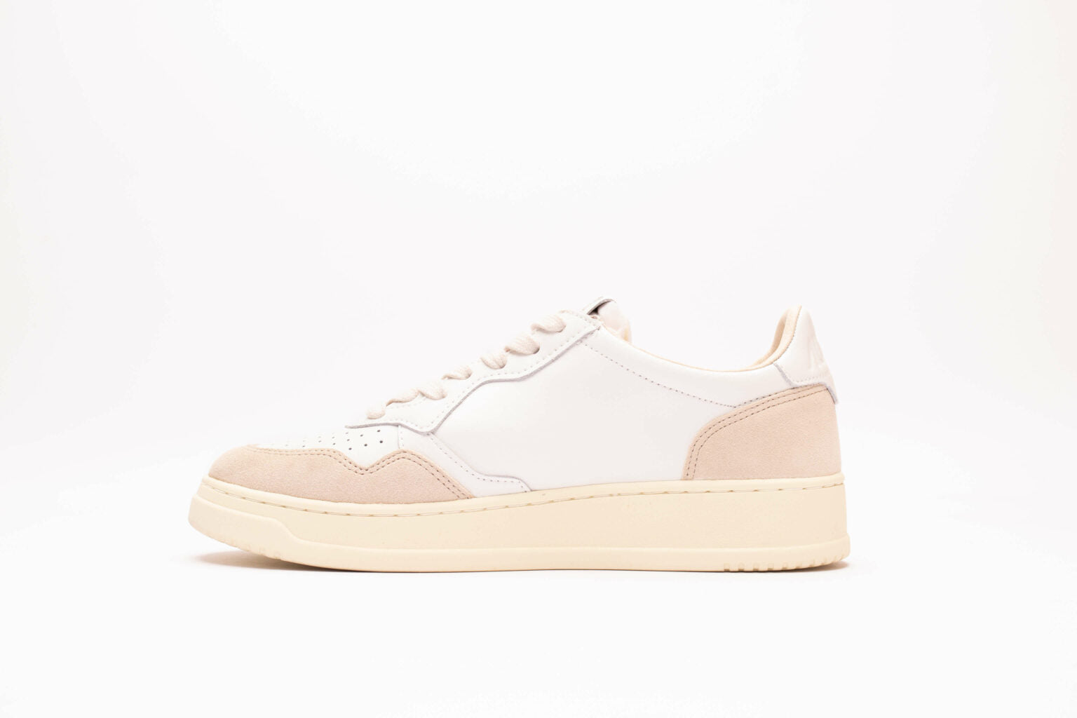 Autry | Sneaker Medalist low in pelle bianca con suede LS33