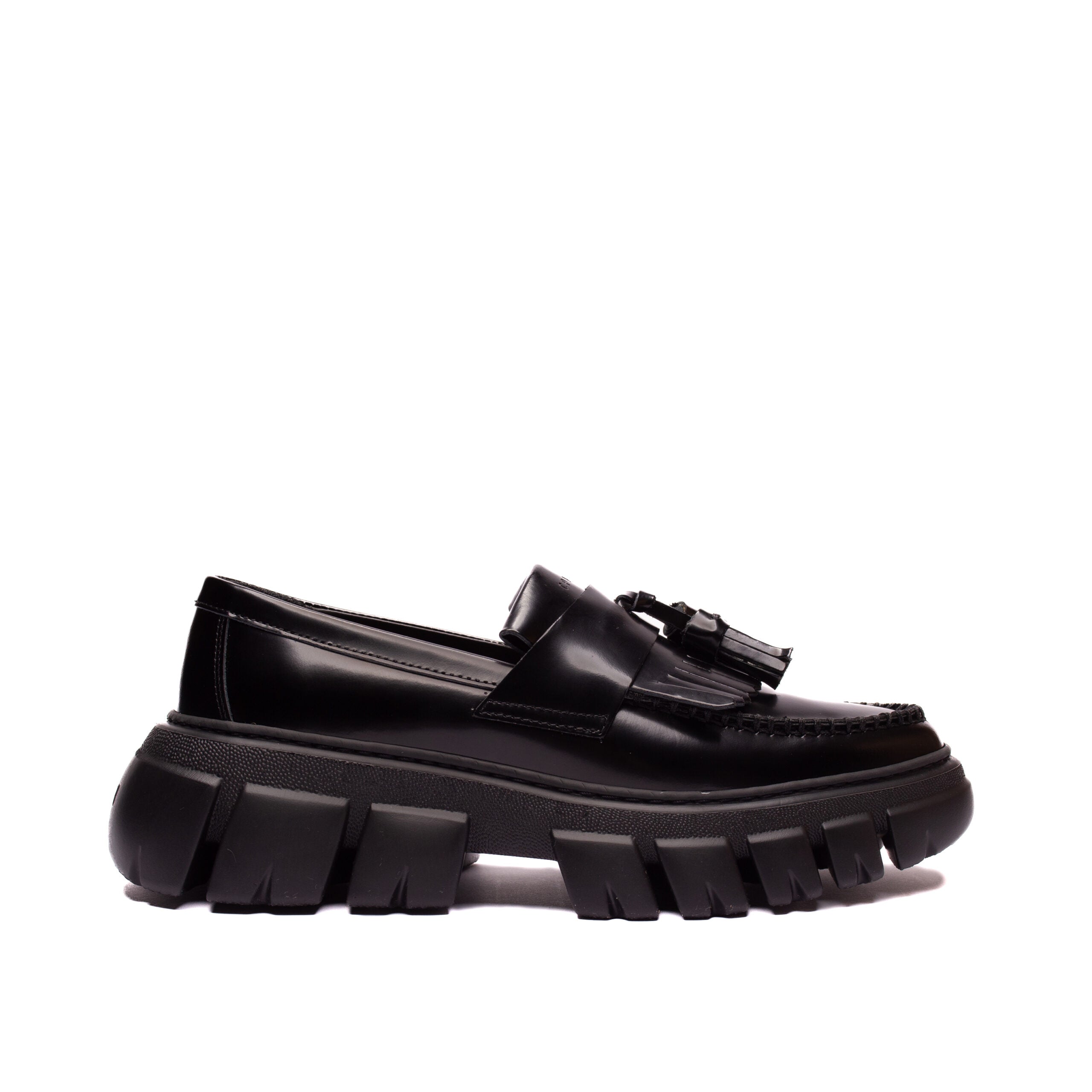 Copenhagen | Mocassino con nappine in pelle nero