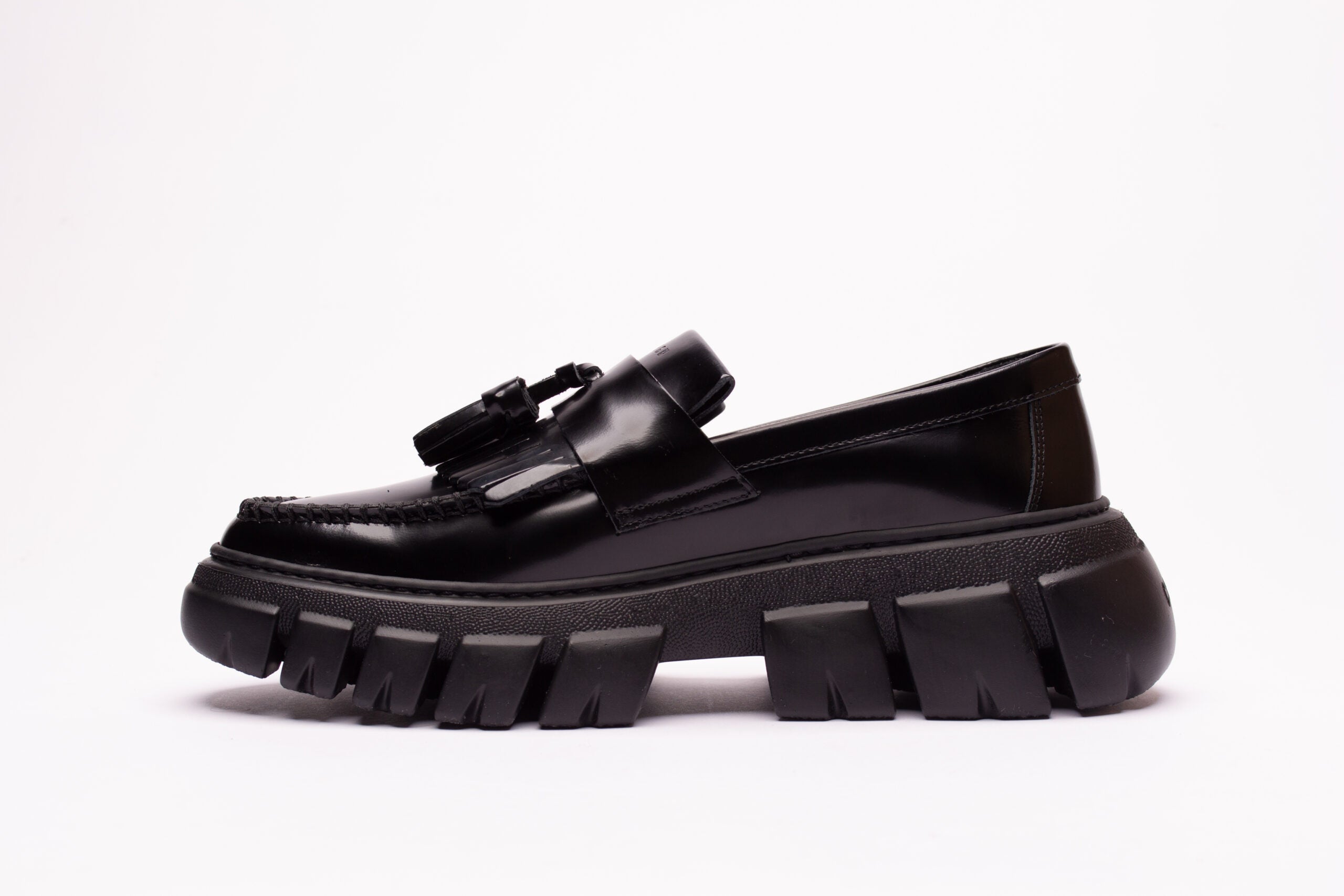 Copenhagen | Mocassino con nappine in pelle nero