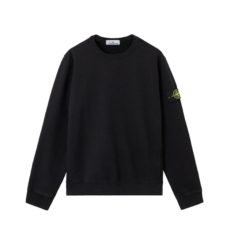Stone Island | Felpa Girocollo Interno Pile 6100028 Nera