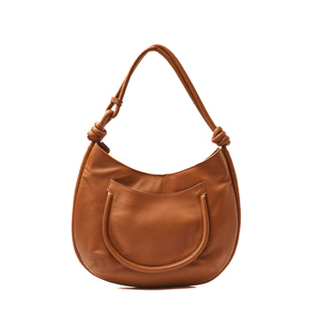 Zanellato | Borsa Demì a spalla nodi knot beige cammello L