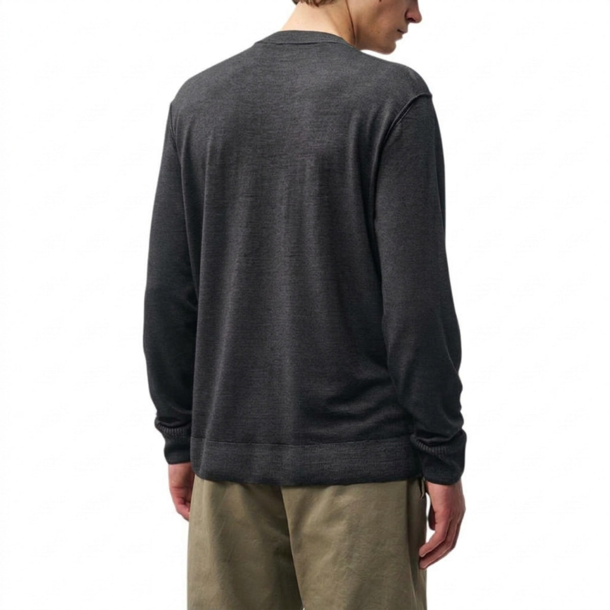 C.P. Company | Maglione Crewneck in Lana Merino Grigio