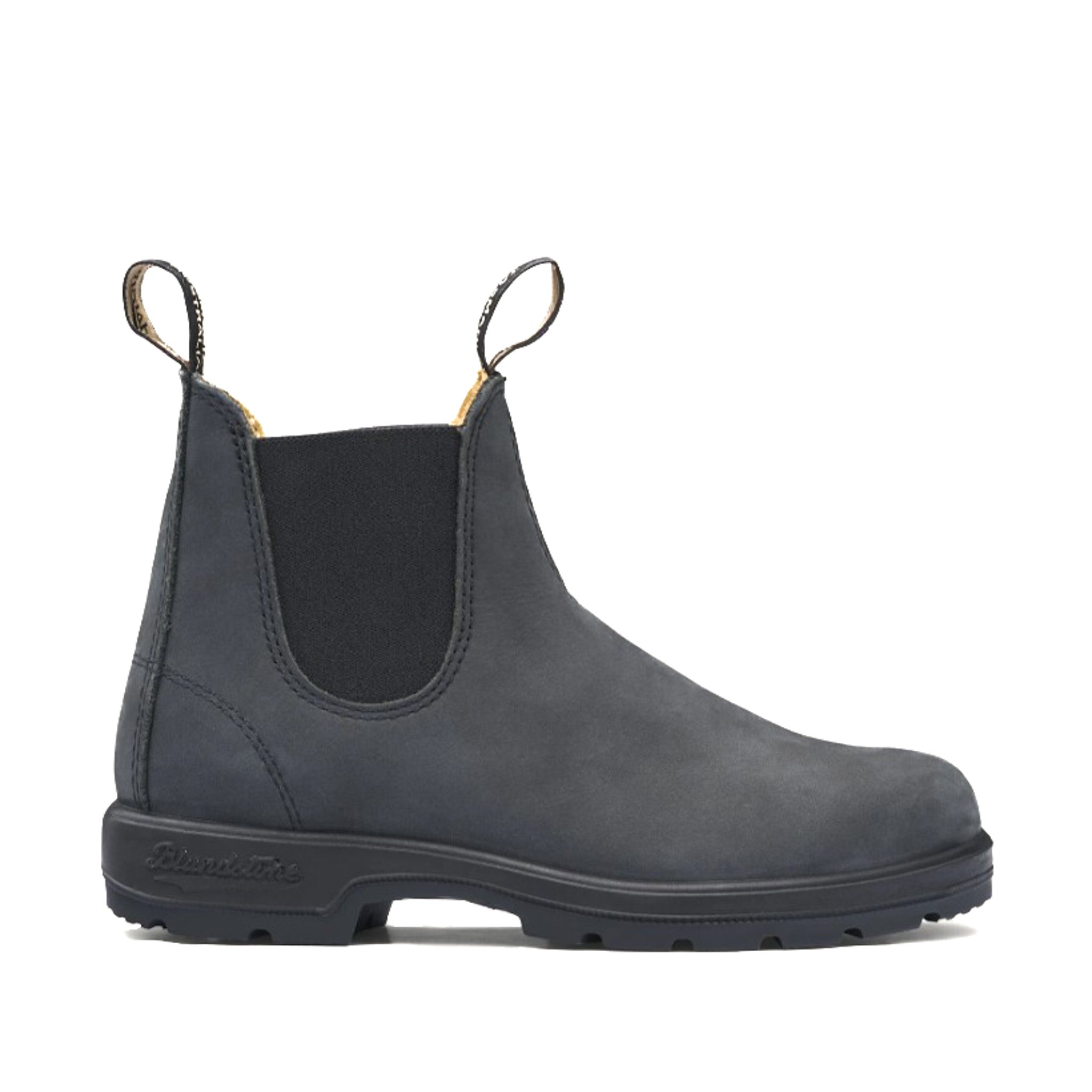 Blundstone | B587 Stivali grigio antracite in pelle liscia effetto vintage